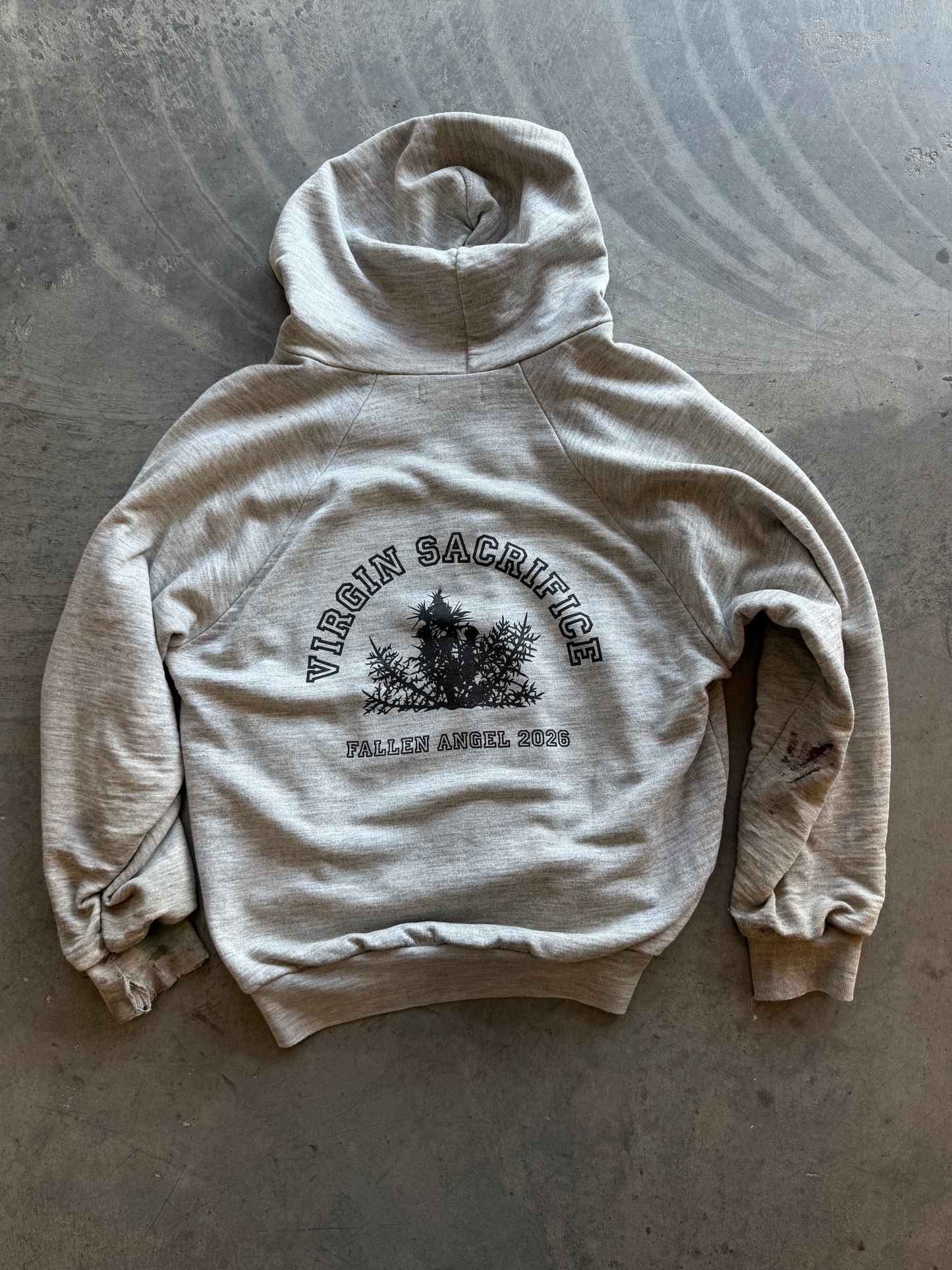 Thermal Lined Virgin Sacrifice Zip Hoodie